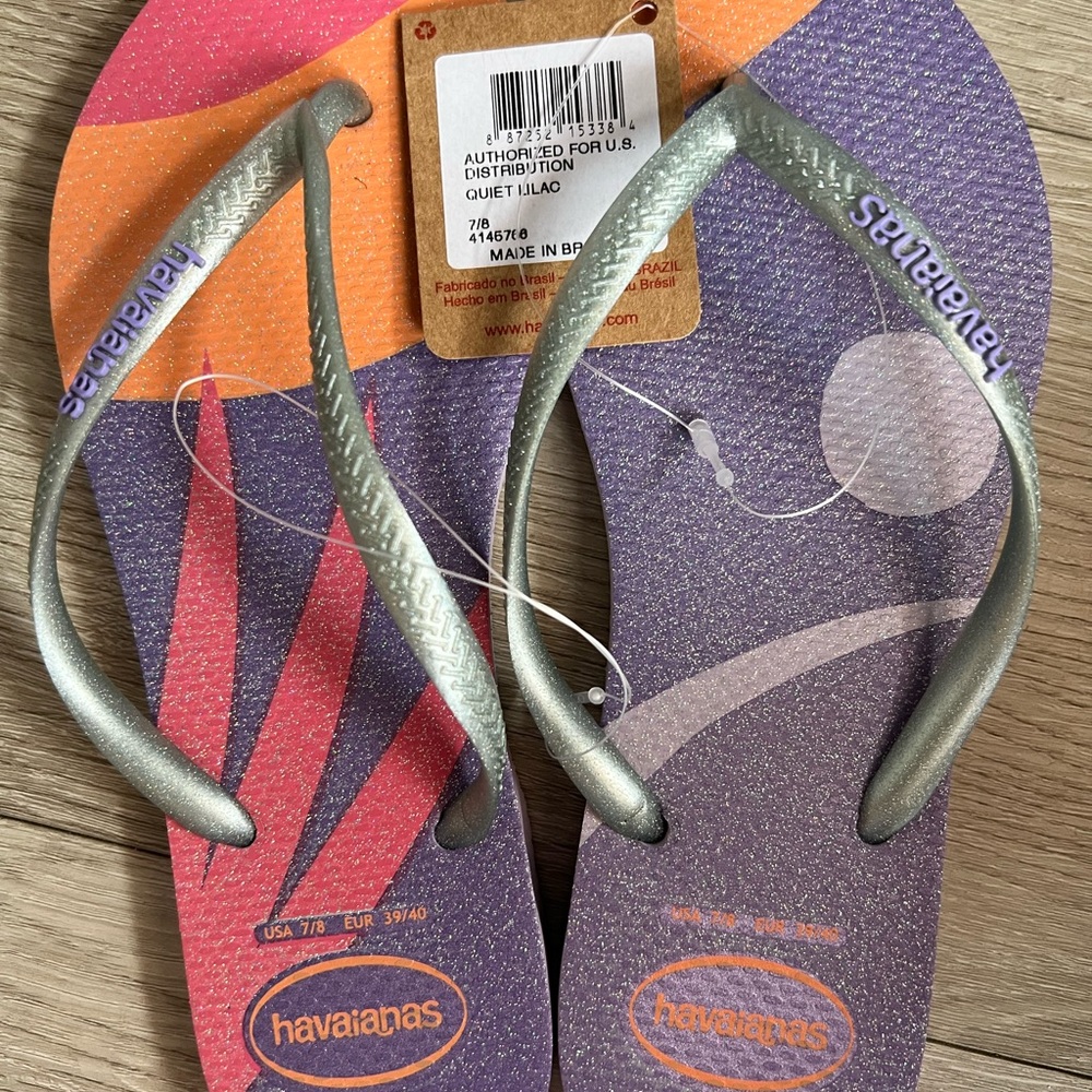 Havaianas flip flops size 7/8